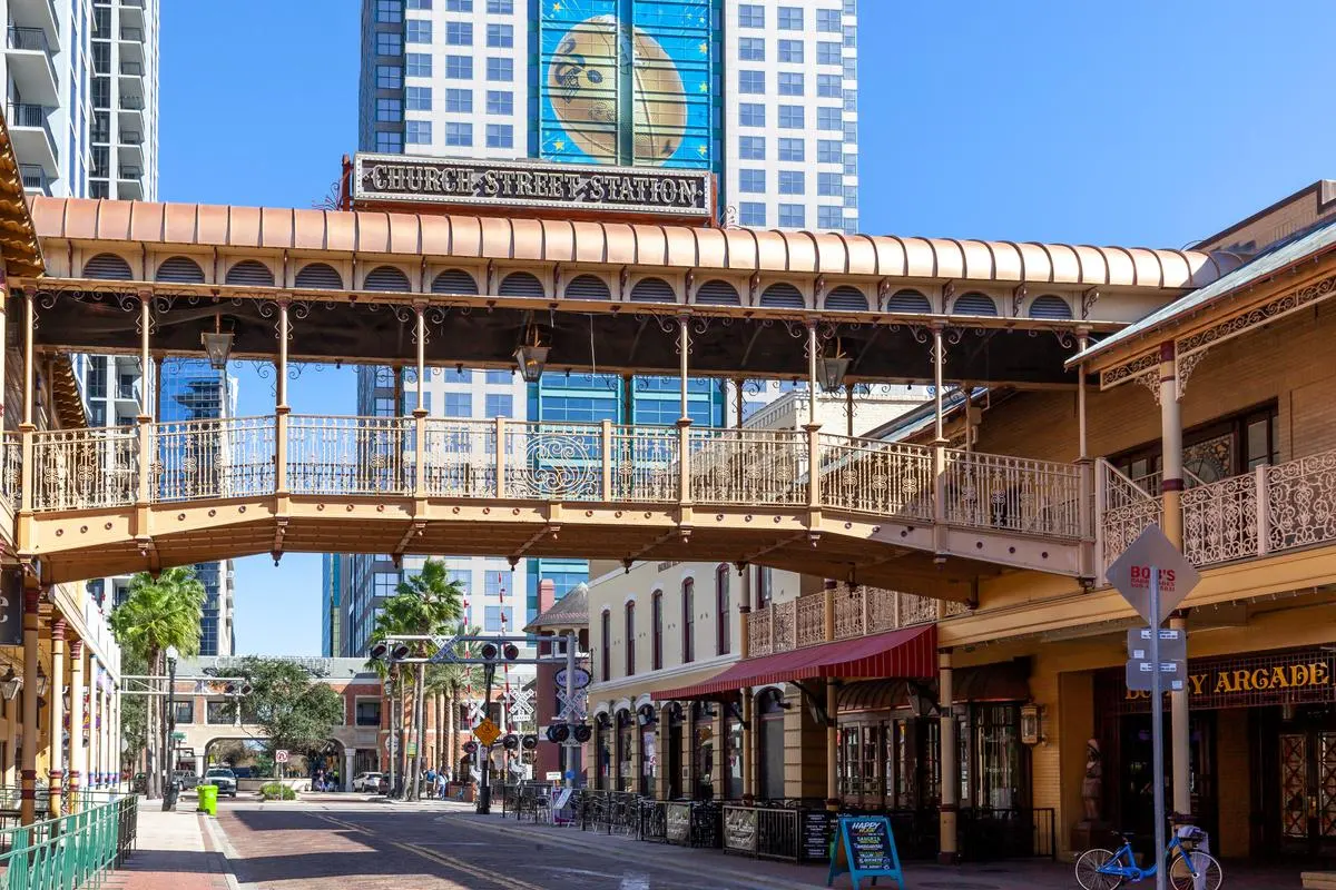 Historic Church Street Station in Orlando, Florida