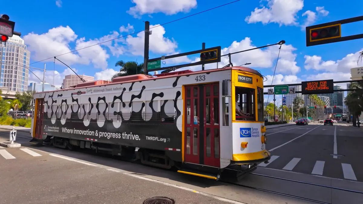 TECO Line Streetcar in Tampa, Florida