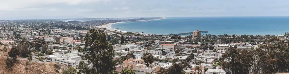 Panoramic view of Santa Cruz, California